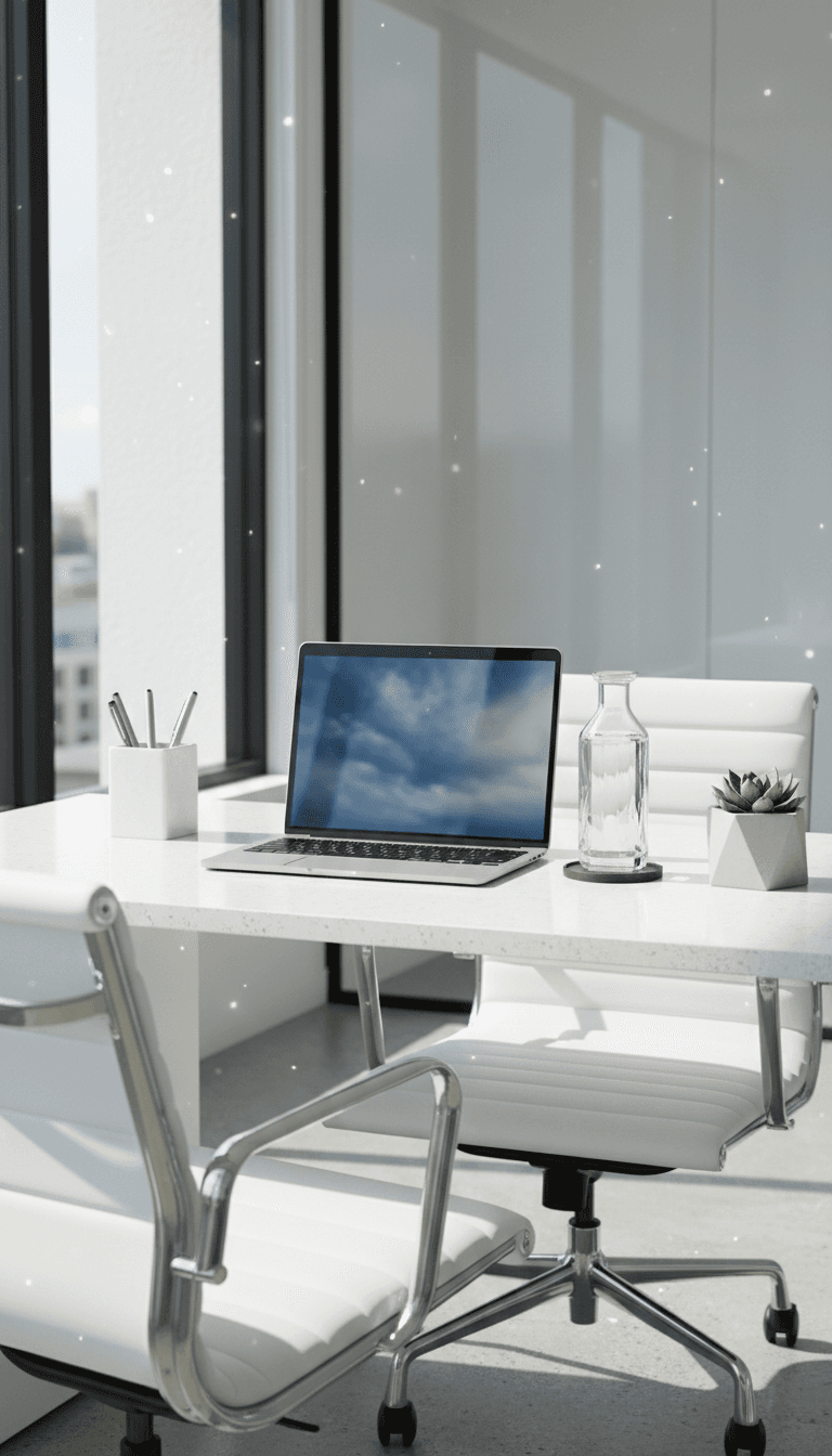 Clean professional office environment