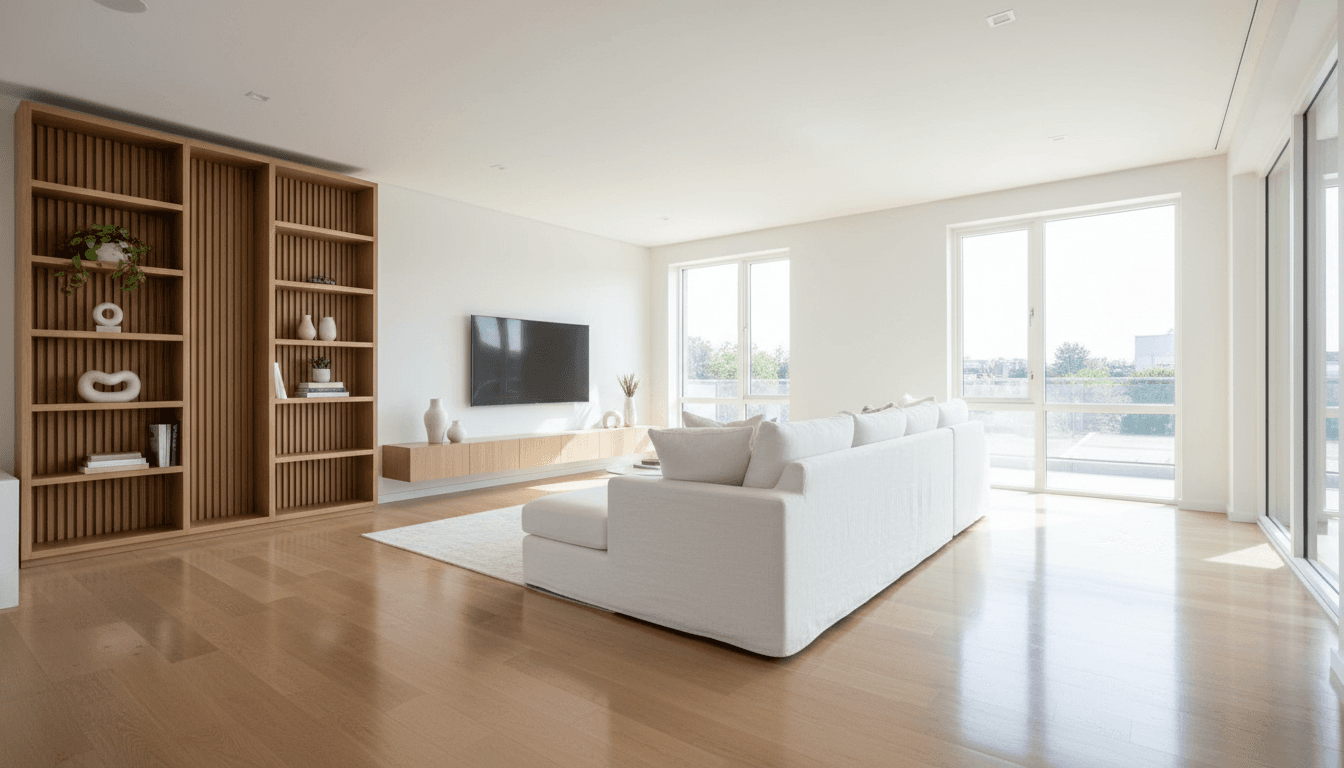 Home deep cleaning service in progress